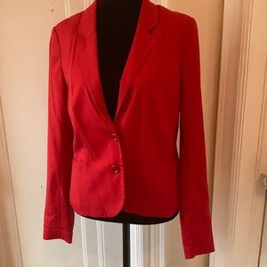 Red H&M blazer